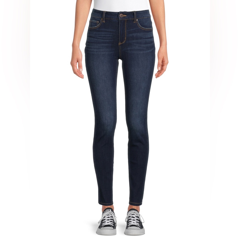 Dark Wash High Rise Skinny Jeans